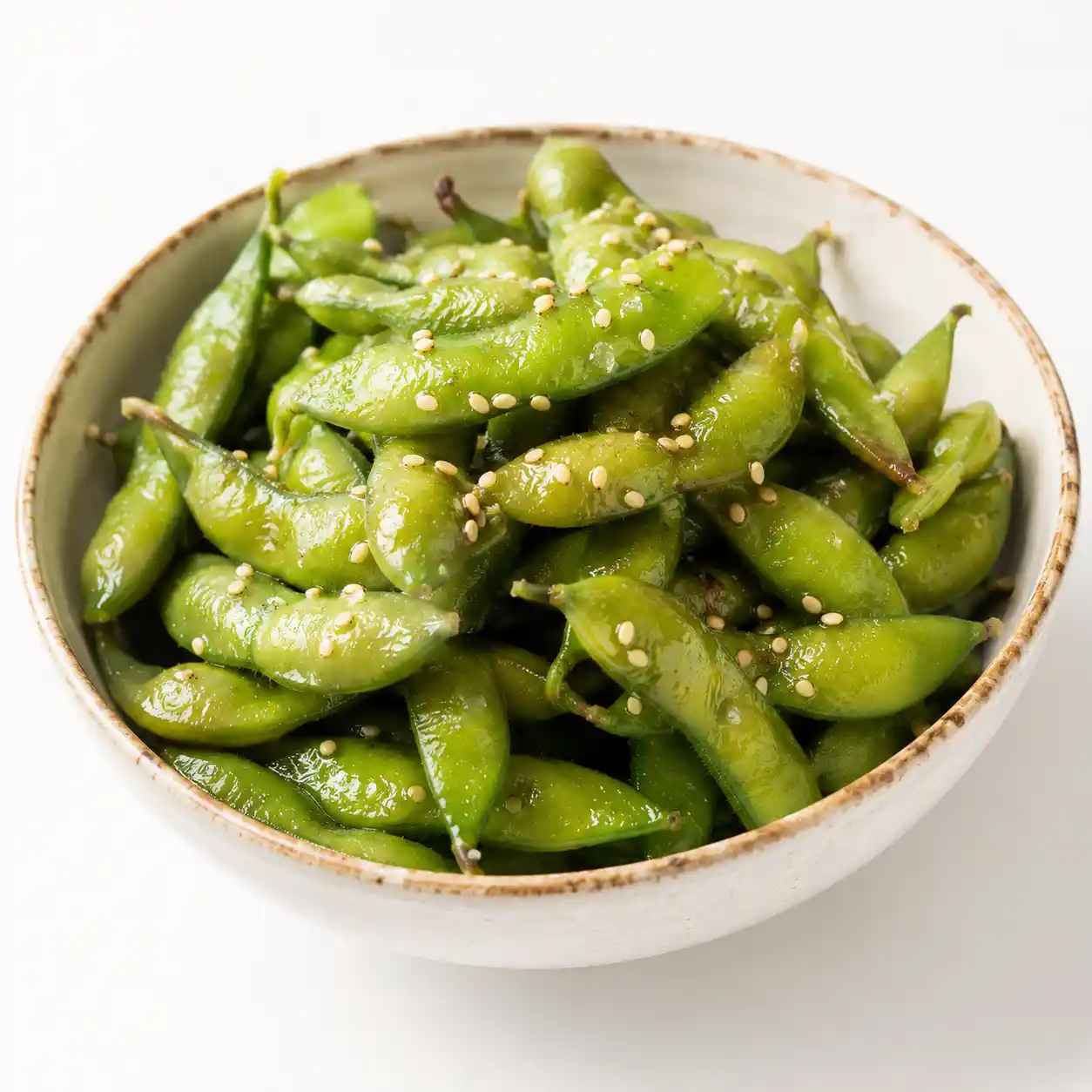 Edamame Salteado con soja aceite de sésamo - Kinzora Sushi - Kinzora Sushi